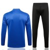Manchester United Champions League Sudadera De Entrenamiento Trajes 2021/22 Cuarto-Cremallera Azul